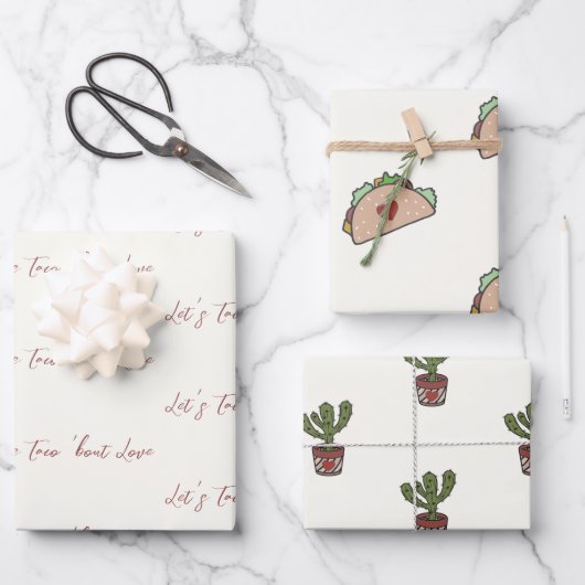 タコブロブラブフィエスタサボス ラッピングペーパーシート (正面)