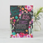 タコブロブラブベビーシャワー招待状 招待状 (スタンド正面)