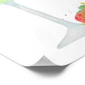 タコブロブロブ結婚ラブまたはブライダルシャワー歓迎 ポスター (角)