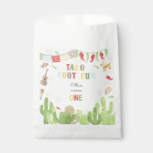 タコブート'おもしろいフィエスタメキシコの最初の誕生日 フェイバーバッグ (正面)