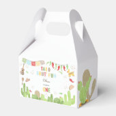 タコブート'おもしろいフィエスタメキシコの最初の誕生日 フェイバーボックス (裏面サイド)