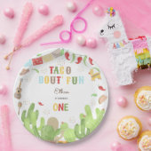 タコブート'おもしろいフィエスタメキシコの最初の誕生日 ペーパープレート (パーティー)