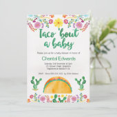 タコブートアベビーフィエスタベビーシャワー招待状 招待状 (スタンド正面)
