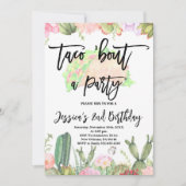 タコブーパーティー誕生日タコ誕生日 招待状 (正面)