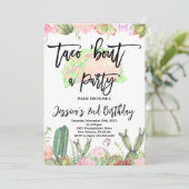 タコブーパーティー誕生日タコ誕生日 招待状 (スタンド正面)