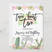 タコブールツーフィエスタタコセカンド誕生日 招待状 (正面)