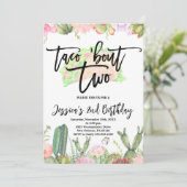 タコブールツーフィエスタタコセカンド誕生日 招待状 (スタンド正面)