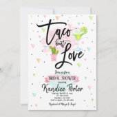 タコブールラブブライダルシャワーフェスタ招待状 招待状 (正面)