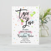 タコブールラブブライダルシャワーフェスタ招待状 招待状 (スタンド正面)