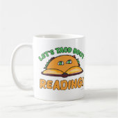 タコブ読ウのおもしろい漫画本キャラクター コーヒーマグカップ (左)