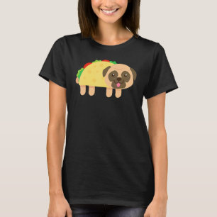 タコプッグMexican Pug Taco Burrito Pug Owners Mexic Tシャツ