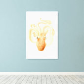 タコプリント キャンバスプリント (インサイチュ (ウッドフロア))