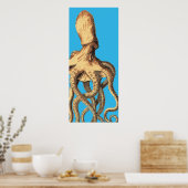 タコプリント ポスター (キッチン)