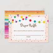 タコベビーおむつラッフルカード エンクロージャーカード (正面/裏面)