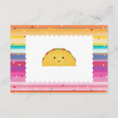 タコベビーおむつラッフルカード エンクロージャーカード (裏面)