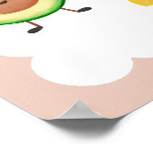 タコベビーだ!タコをテーマにしたウェルカムベビーシャワー ポスター (角)