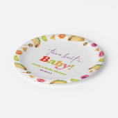 タコベビーだ！フィエスタベビーシャワー ペーパープレート (アングル)