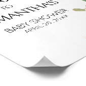 タコベビーの赤ちゃんシャワーへようこそ ポスター (角)