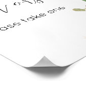 タコベビーの赤ちゃんシャワー ポスター (角)