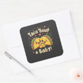 タコ'ベビー妊娠についてタオチンコデマヨ スクエアシール (封筒)