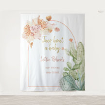 タコ'ベビー，フィエスタ赤ちゃんシャワー背景