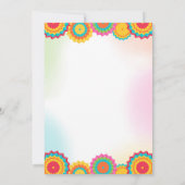 タコボウラブ招待状カップルフィエスタシャワー 招待状 (裏面)