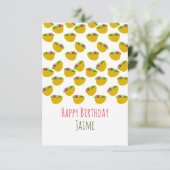 タコボウル誕生日パーティー カード (スタンド正面)