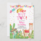 タコボーツフィエスタガール2nd誕生日招待状 招待状 (正面)