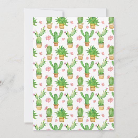 タコボーツフィエスタガール2nd誕生日招待状 招待状 (裏面)