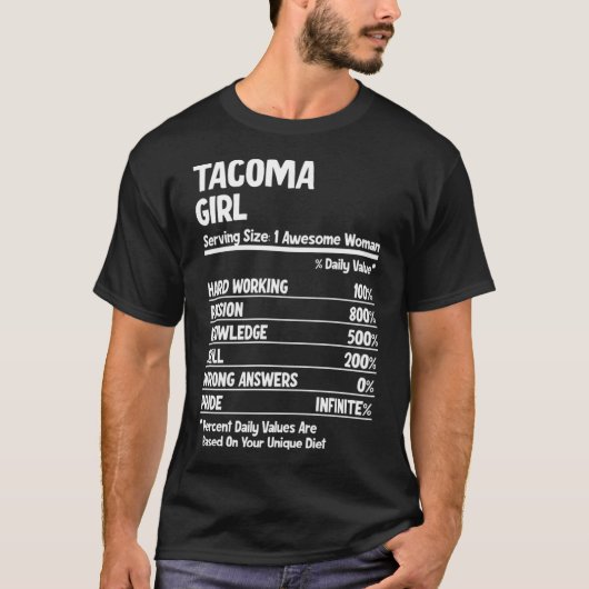 タコマガール Tシャツ (正面)