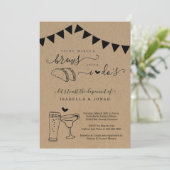 タコマングブリューアフターウィドゥ披露宴のみの駆け落ち 招待状 (スタンド正面)