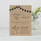 タコマングブリューウィドスドスカップルのブライダルシャワー 招待状 (スタンド正面)