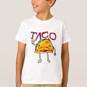 タコマン漫画スタイルおもしろいイラストレーション Tシャツ