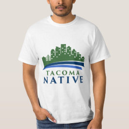 タコマ先住民グリーンシティTシャツ Tシャツ