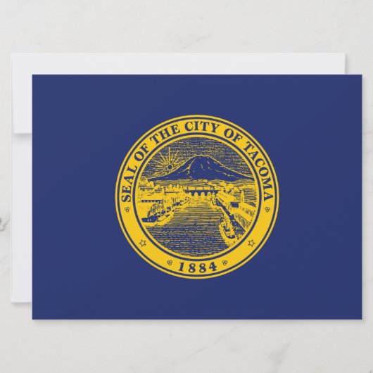 タコマ国旗（ワシントン市） カード (正面)