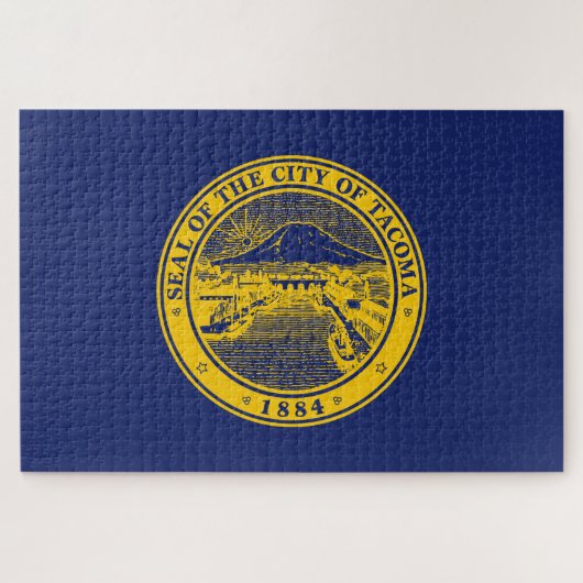 タコマ国旗(ワシントン市) ジグソーパズル (横)