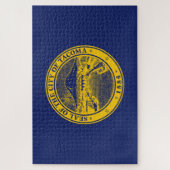 タコマ国旗(ワシントン市) ジグソーパズル (縦)