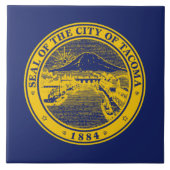 タコマ市旗 タイル (正面)