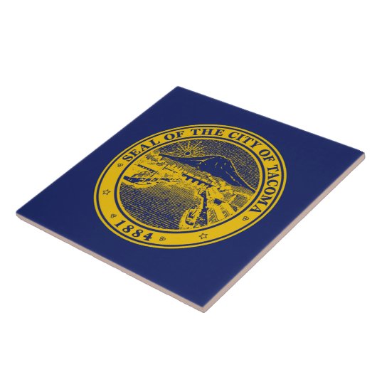 タコマ市旗 タイル (側面)