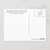 タコマ,ワシントンと山レイニアトラベル ポストカード (裏面)