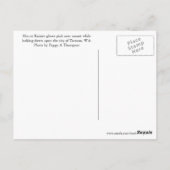 タコマ,ワシントンと山レイニアトラベル ポストカード (裏面)