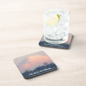 タコマ,ワシントンと山レイニエの写真 コースター (右側)