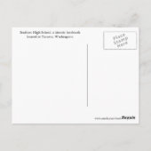 タコマ，ワシントン歴史地区のランドマークトラベル ポストカード (裏面)