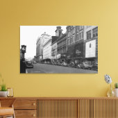 タコマ、WA北を見るブロードウェイのビュー キャンバスプリント (インサイチュ (リビング))