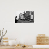 タコマ、WA北を見るブロードウェイのビュー ポスター (キッチン)