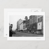 タコマ、WA北を見るブロードウェイのビュー ポストカード (正面/裏面)