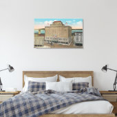 タコマ， WA – ビューオブホテルウィンスロップ キャンバスプリント (インサイチュ (寝室))