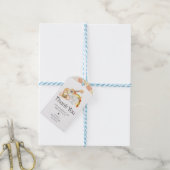 タコメキシコのベビーの赤ちゃんシャワーメッセージカード ギフトタグ (より糸付き)