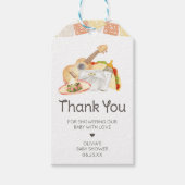 タコメキシコのベビーの赤ちゃんシャワーメッセージカード ギフトタグ (正面)