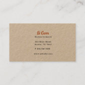 タコメキシコ料理 名刺 (裏面)